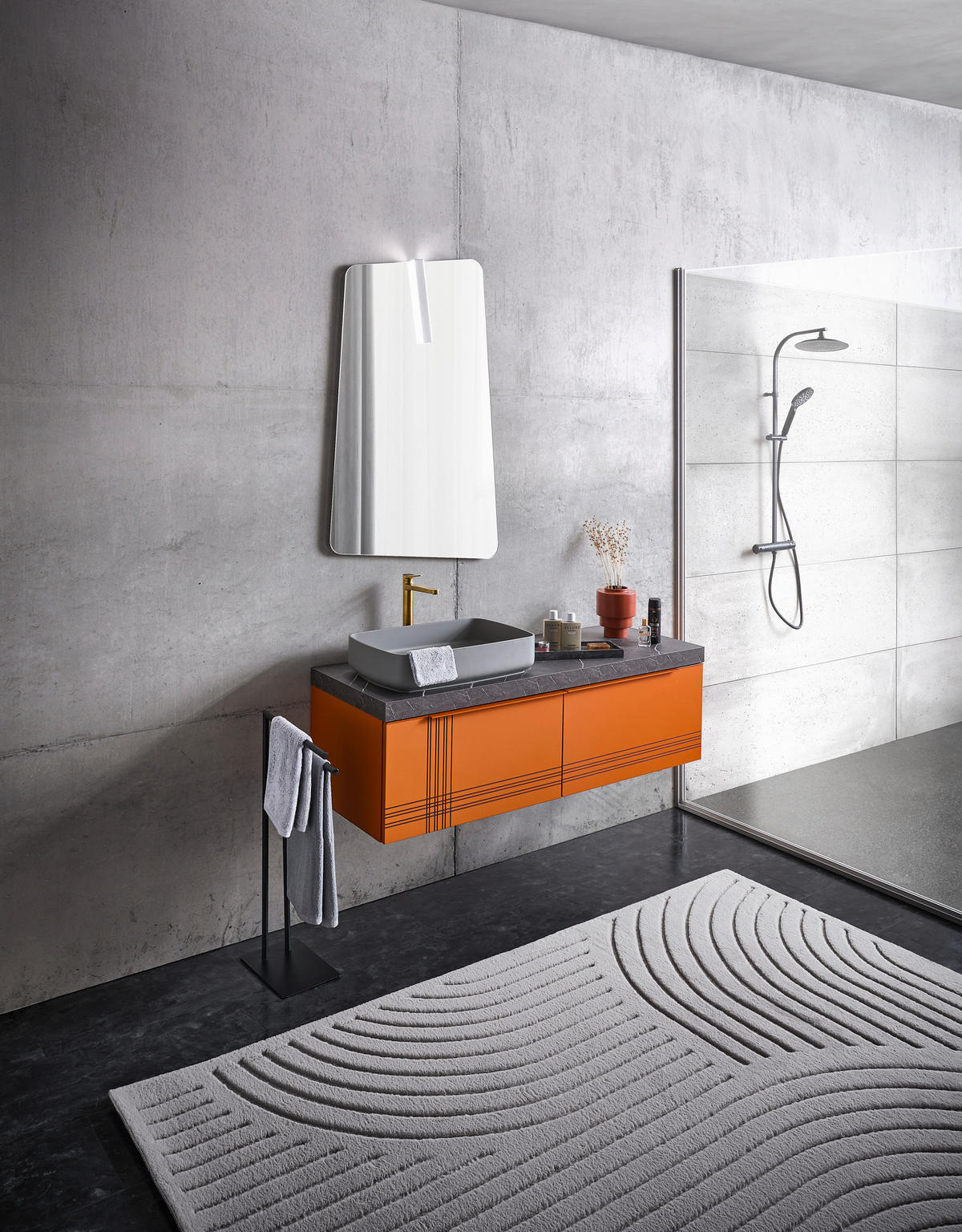BADEZIMMERSPIEGEL 70/112,5/2,1 cm  - KONVENTIONELL, Glas (70/112,5/2,1cm) - Dieter Knoll
