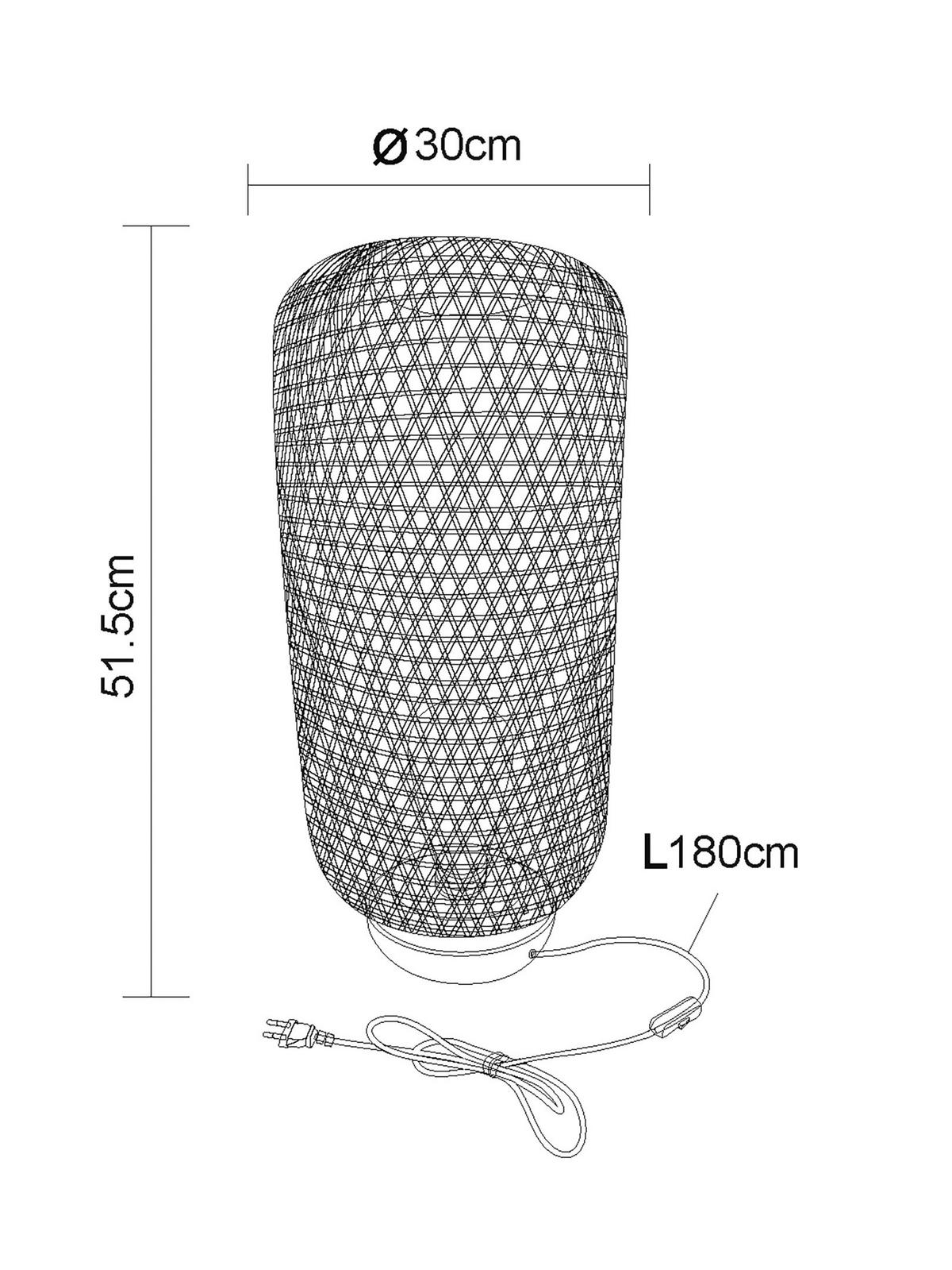 TISCHLEUCHTE 31/55 cm   - Design (31/55cm) - Novel