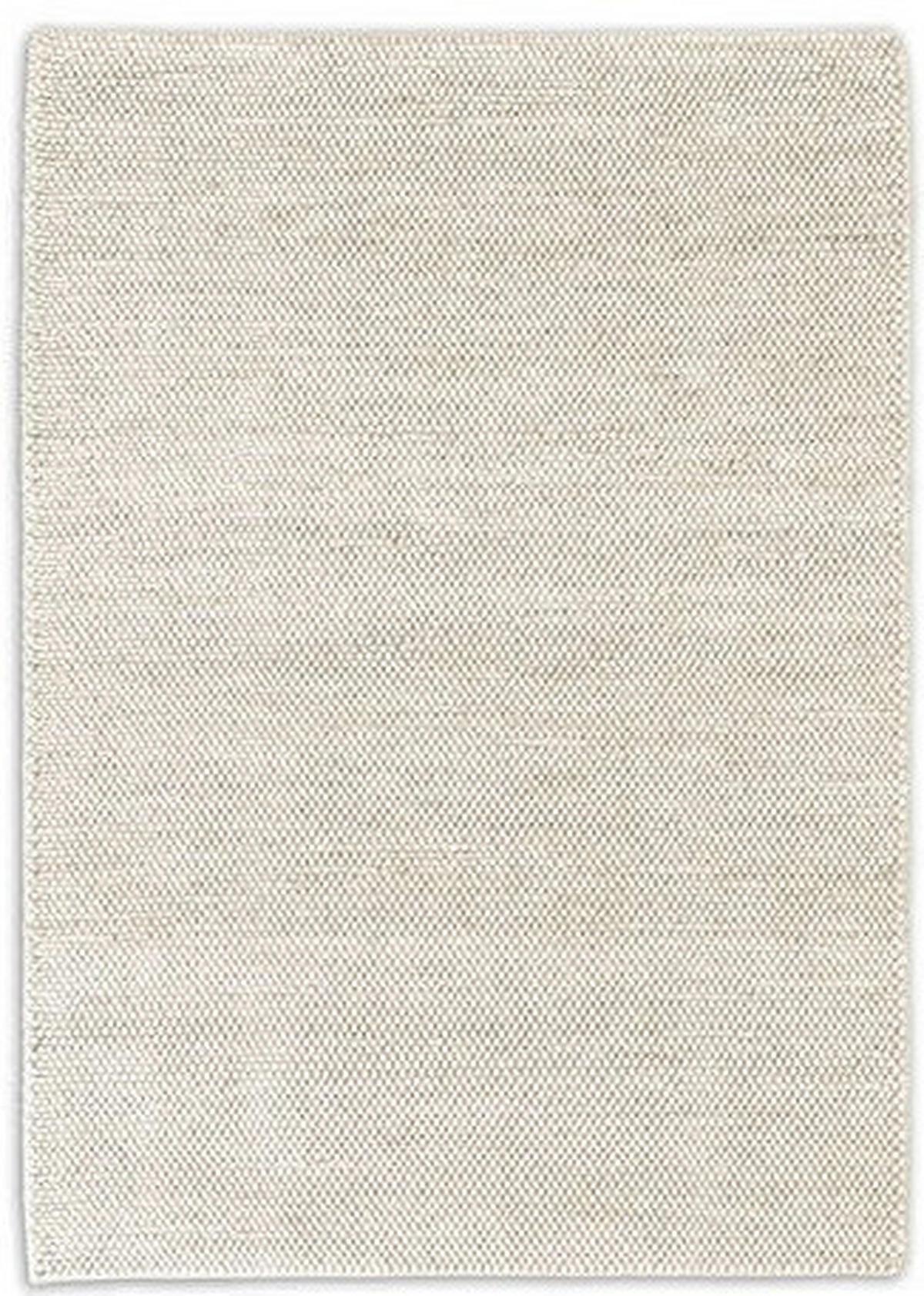 HANDWEBTEPPICH 70/140 cm Poppy Weiß  - Weiß, KONVENTIONELL, Textil (70/140cm) - Schöner Wohnen