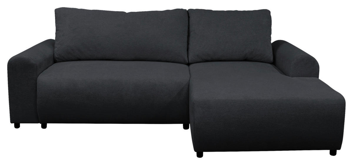 Freisteller von MID.YOU ECKSOFA Schwarz Struktur.