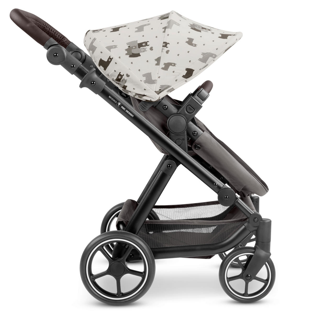 PUPPENWAGEN - Graubraun, Basics, Textil (62/45/67cm) - ABC Design