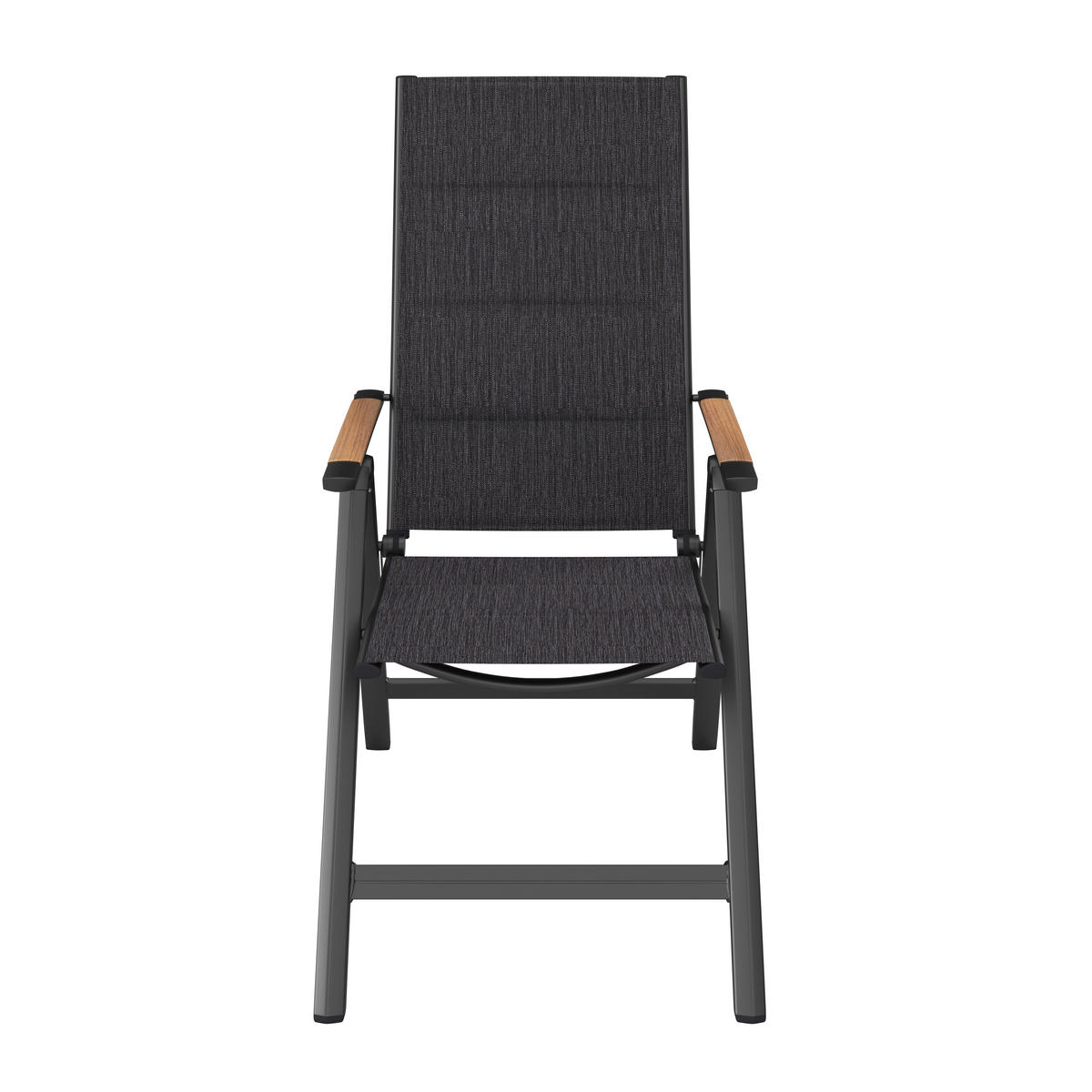ZAHRADNÍ KŘESLO, kov, textil - tmavě šedá/přírodní barvy, Moderní, kov/textil (57/108/70cm) - Ambia Garden