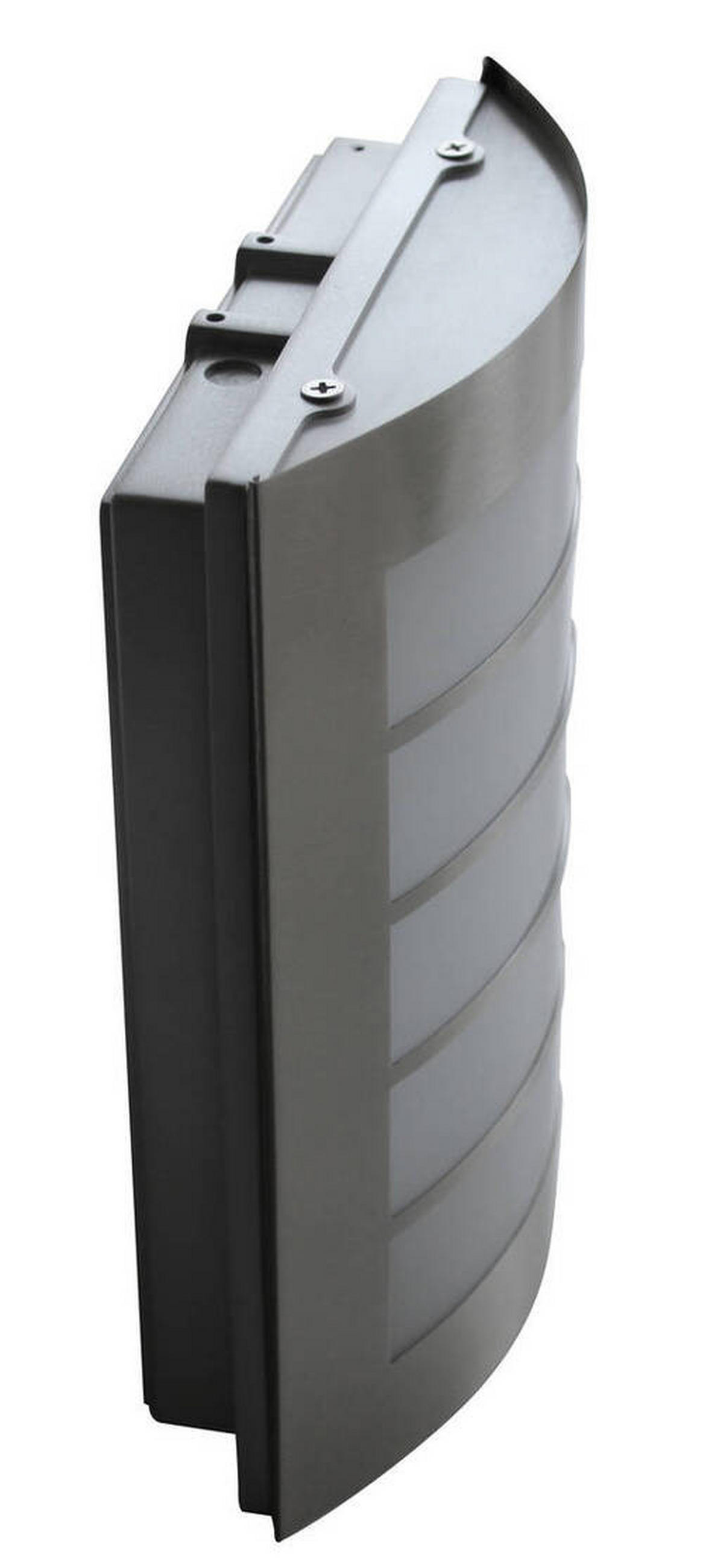 AUßENWANDLEUCHTE Slim 17,6/21,6/6,5 cm   - Edelstahlfarben, Basics, Metall (17,6/21,6/6,5cm)
