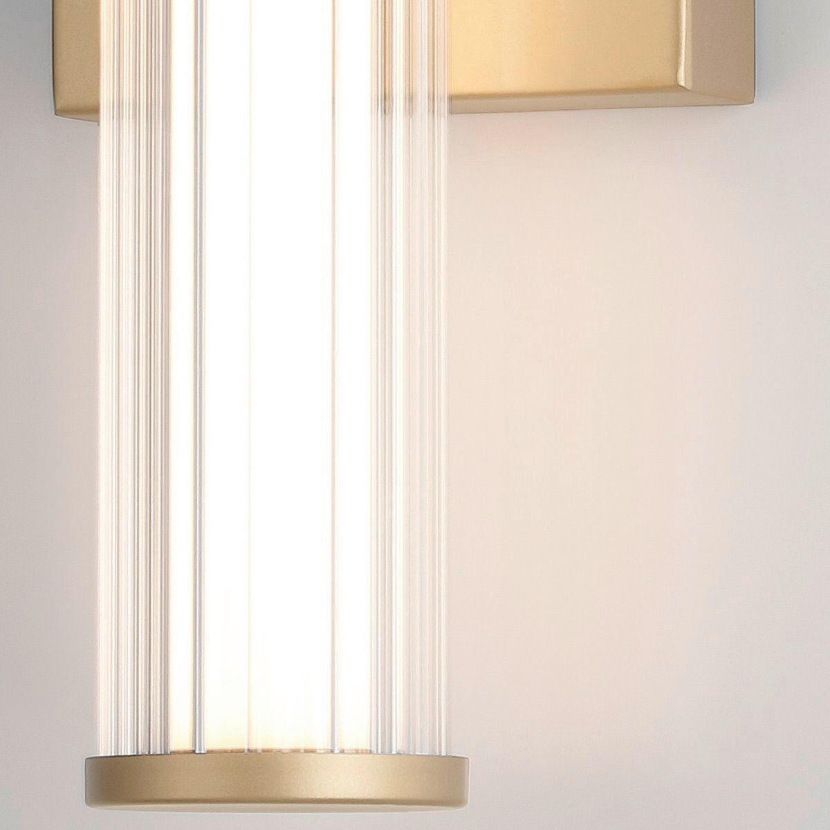 LED-WANDLEUCHTE - Goldfarben, Konventionell, Glas/Metall (35,5/9/10,1cm) - Elstead Lighting