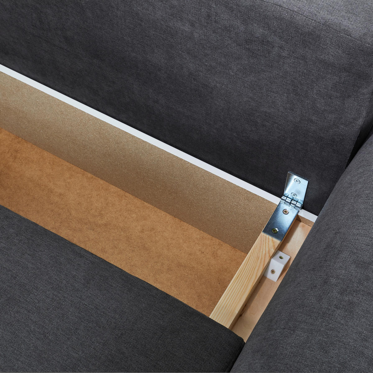 ECKSOFA in Chenille Schwarz, Petrol  - Chromfarben/Petrol, Konventionell, Kunststoff/Textil (168/240cm) - P & B