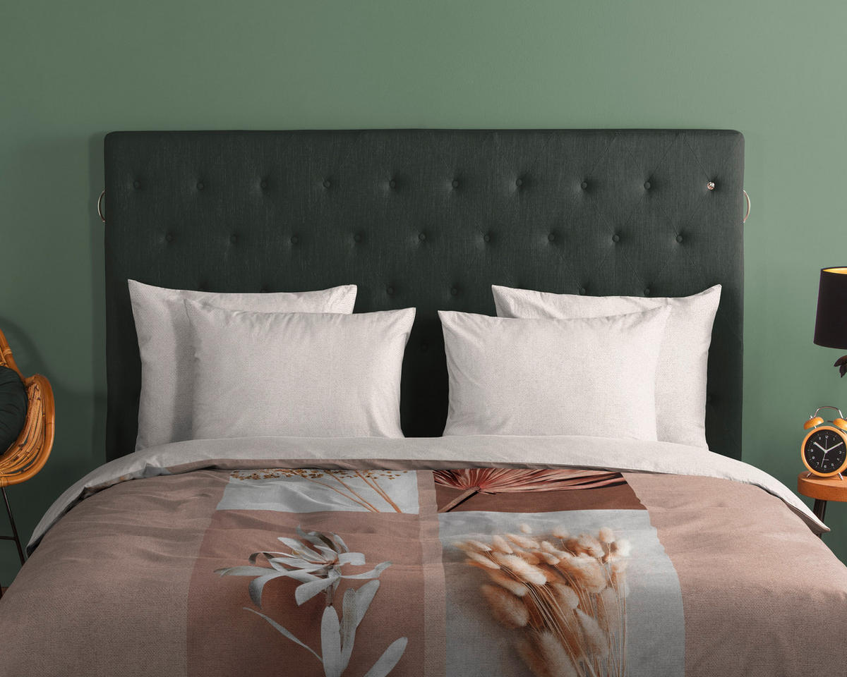 WENDEBETTWÄSCHE Good Morning Renforcé 140/200 cm  - Sandfarben/Naturfarben, Design, Textil (140/200cm)