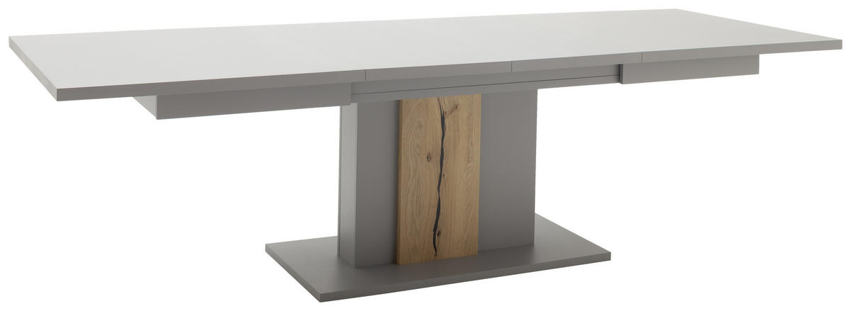 ESSTISCH in Holzwerkstoff 180-280/100/78 cm  - Eichefarben/Grau, Design, Holzwerkstoff (180-280/100/78cm) - MID.YOU