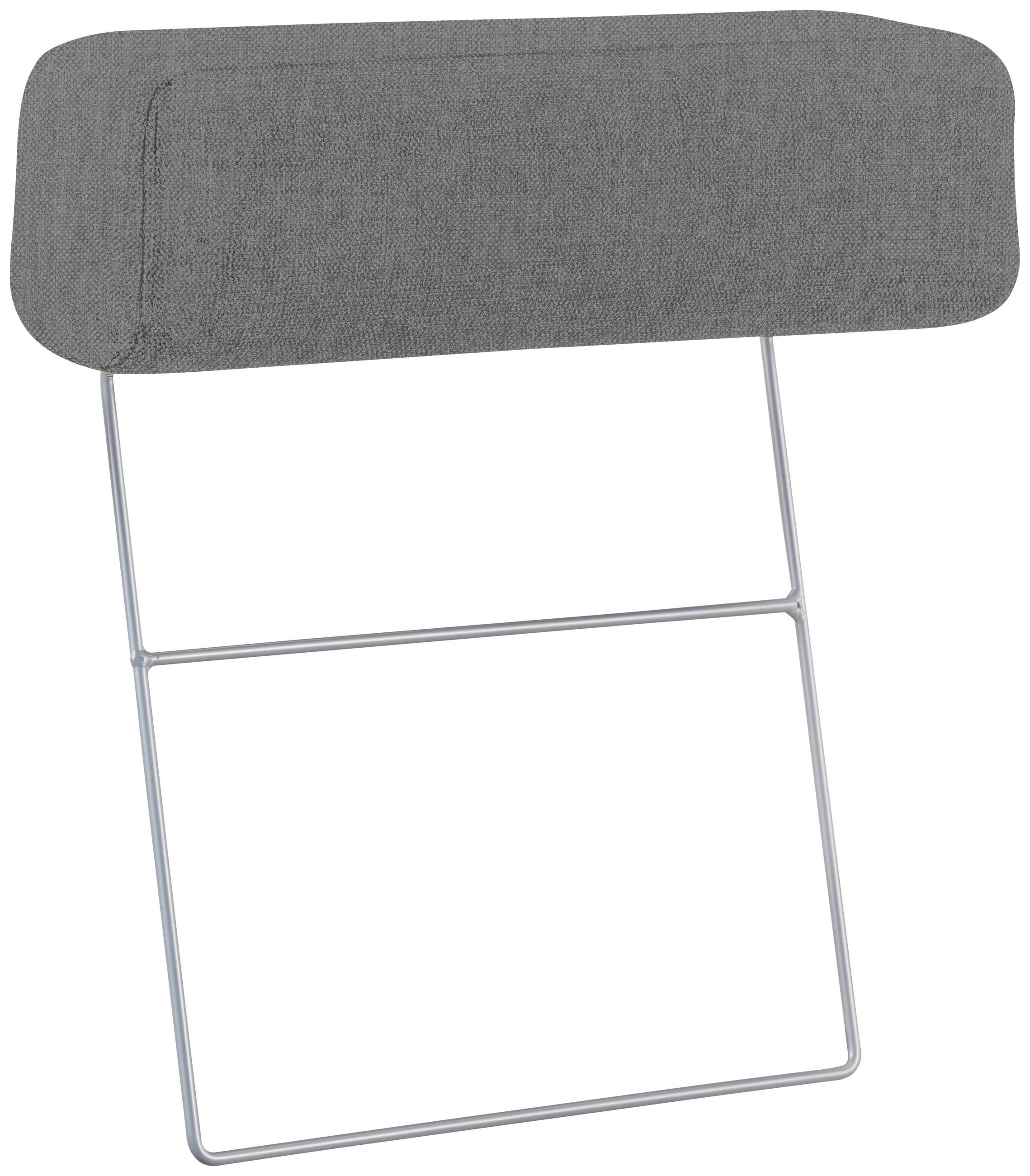 NACKSTÖD i flatväv  - grå, Design, metall/textil (58/59/15cm) - Pure Home Comfort