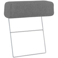 NACKSTÖD i flatväv  - grå, Design, metall/textil (58/59/15cm) - Pure Home Comfort