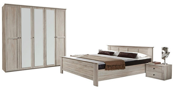 SCHLAFZIMMER in Eichefarben - Eichefarben, LIFESTYLE, Holzwerkstoff (180/200cm) - Cantus