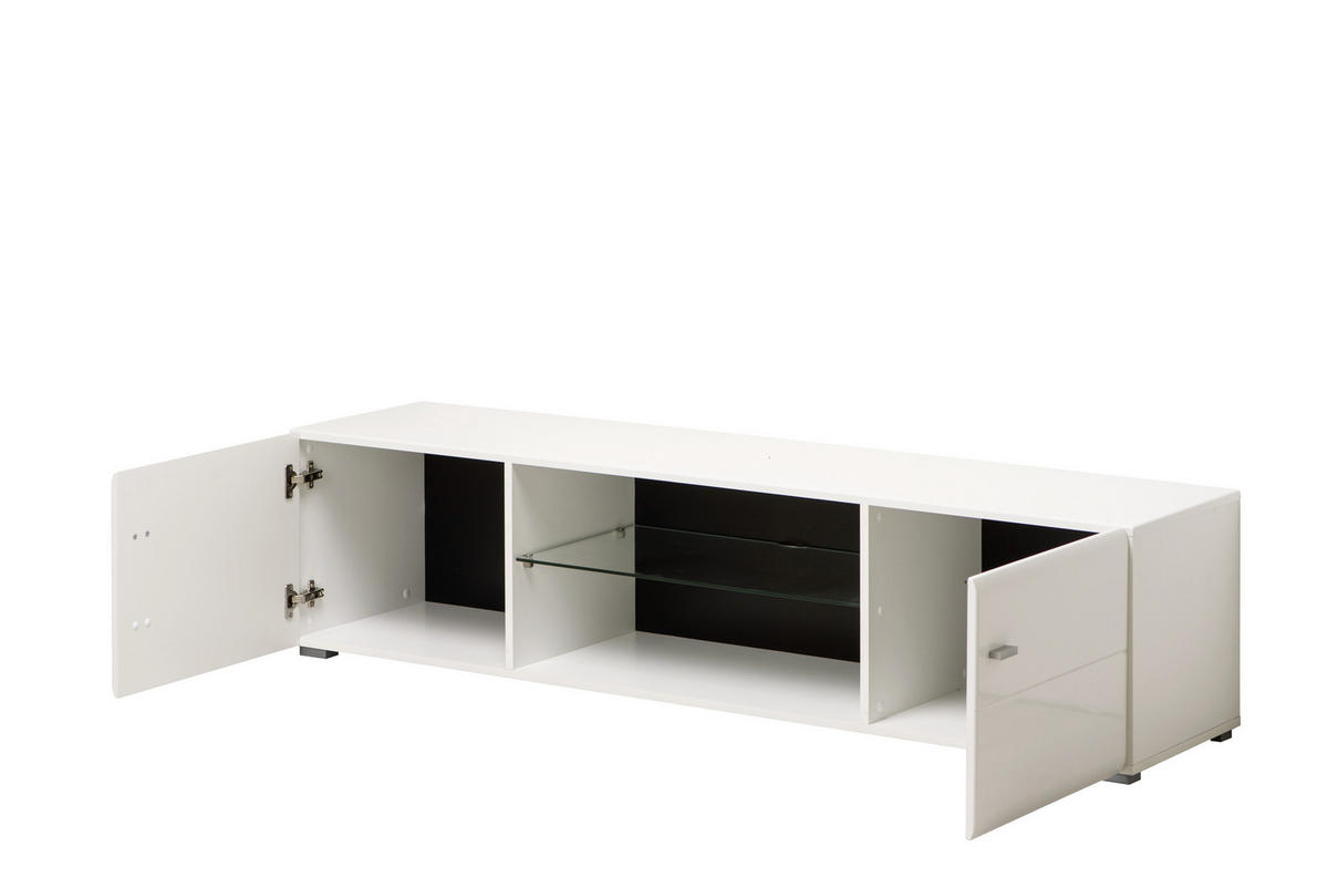 TV-ÁLLVÁNY fehér  - fehér, Basics, faalapú anyag (170/41,5/41cm) - Carryhome