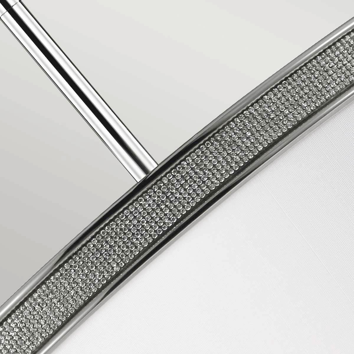 HÄNGELEUCHTE 50.8/47.8 cm    - Nickelfarben, Konventionell, Glas/Metall (50.8/47.8cm) - Elstead Lighting