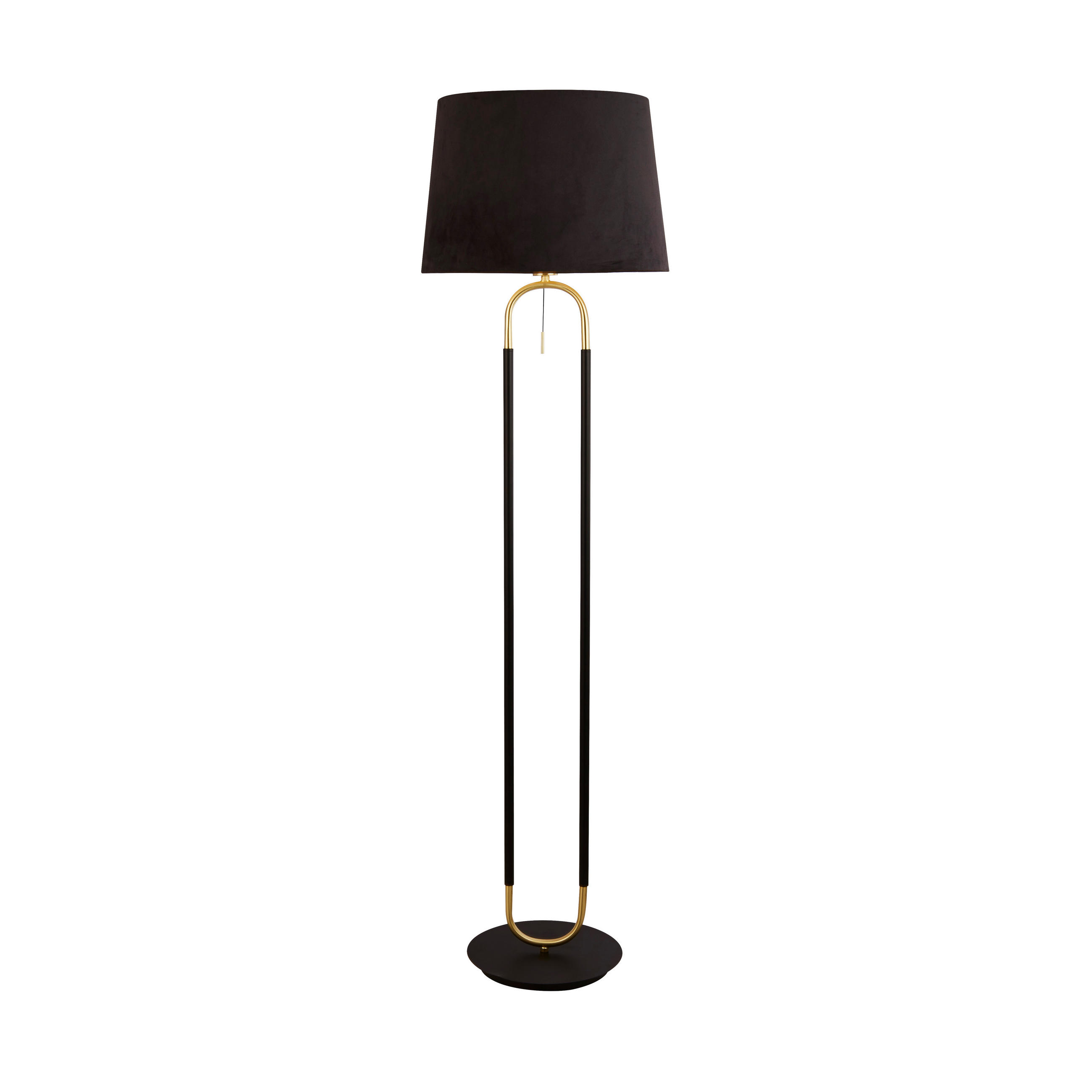 SVJETILJKA PODNA Jazz  - bijela/boje mjeda, Lifestyle, metal/tekstil (45/161cm)
