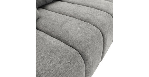 ECKSOFA Hellgrau Flachgewebe  - Hellgrau/Schwarz, KONVENTIONELL, Holz/Textil (275/180cm) - Carryhome