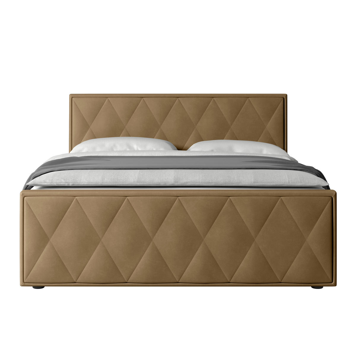BOXSPRINGBETT 180/200 cm  in Beige  - Beige, Modern, Holz/Kunststoff (180/200cm) - MID.YOU