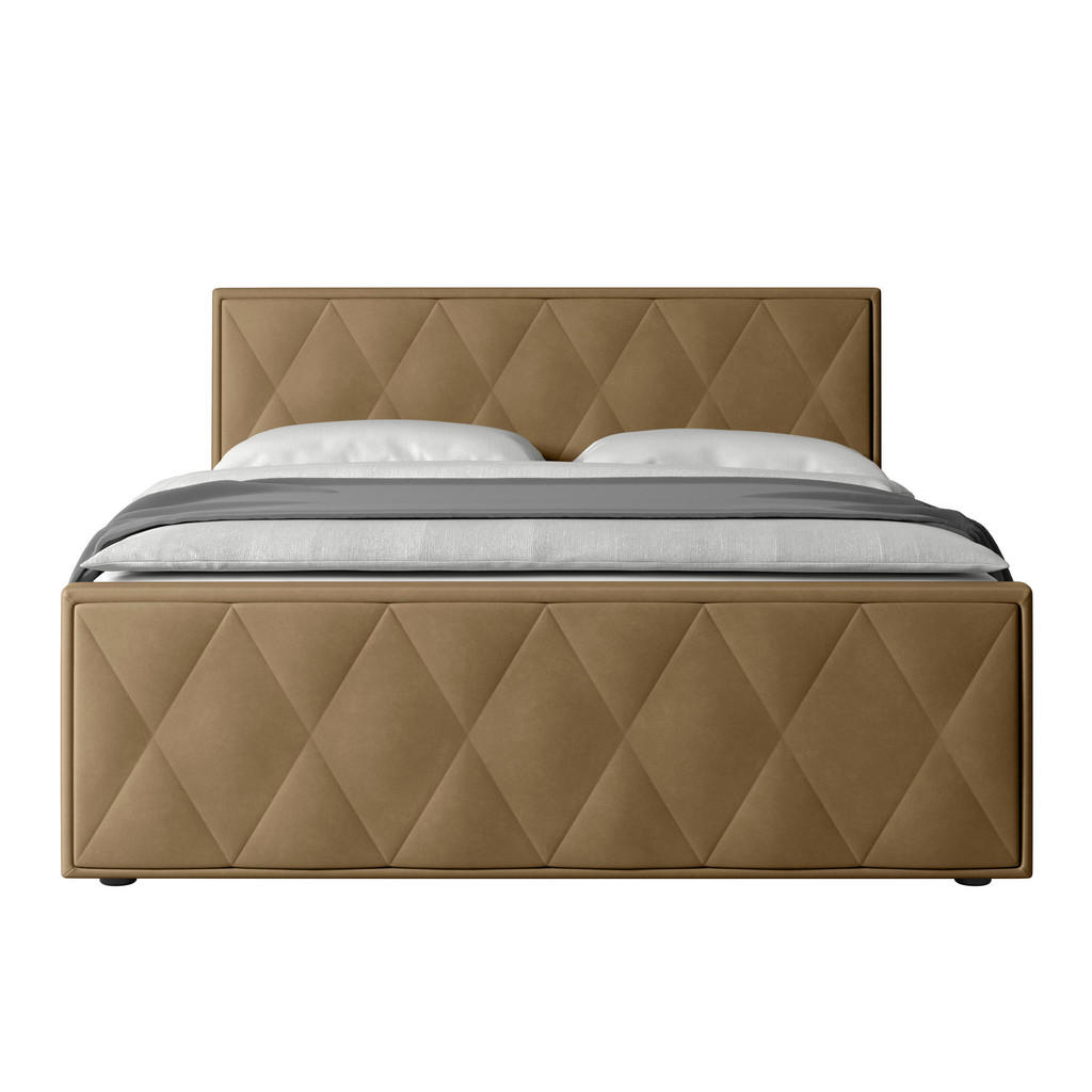 Thumbnail - Mid.you Boxspringbett, Beige, Textil, Birke, Buche, teilmassiv, Hartholz,teilmassiv, Hartholz, H3 + H4, 7-Zonen, Höhe ca...