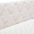 BOXSPRINGBETT 180/200 cm,  in Beige, Matratze, Topper, H3 = fest  - Beige/Schwarz, Design, Textil/Metall (180/200cm) - Esposa