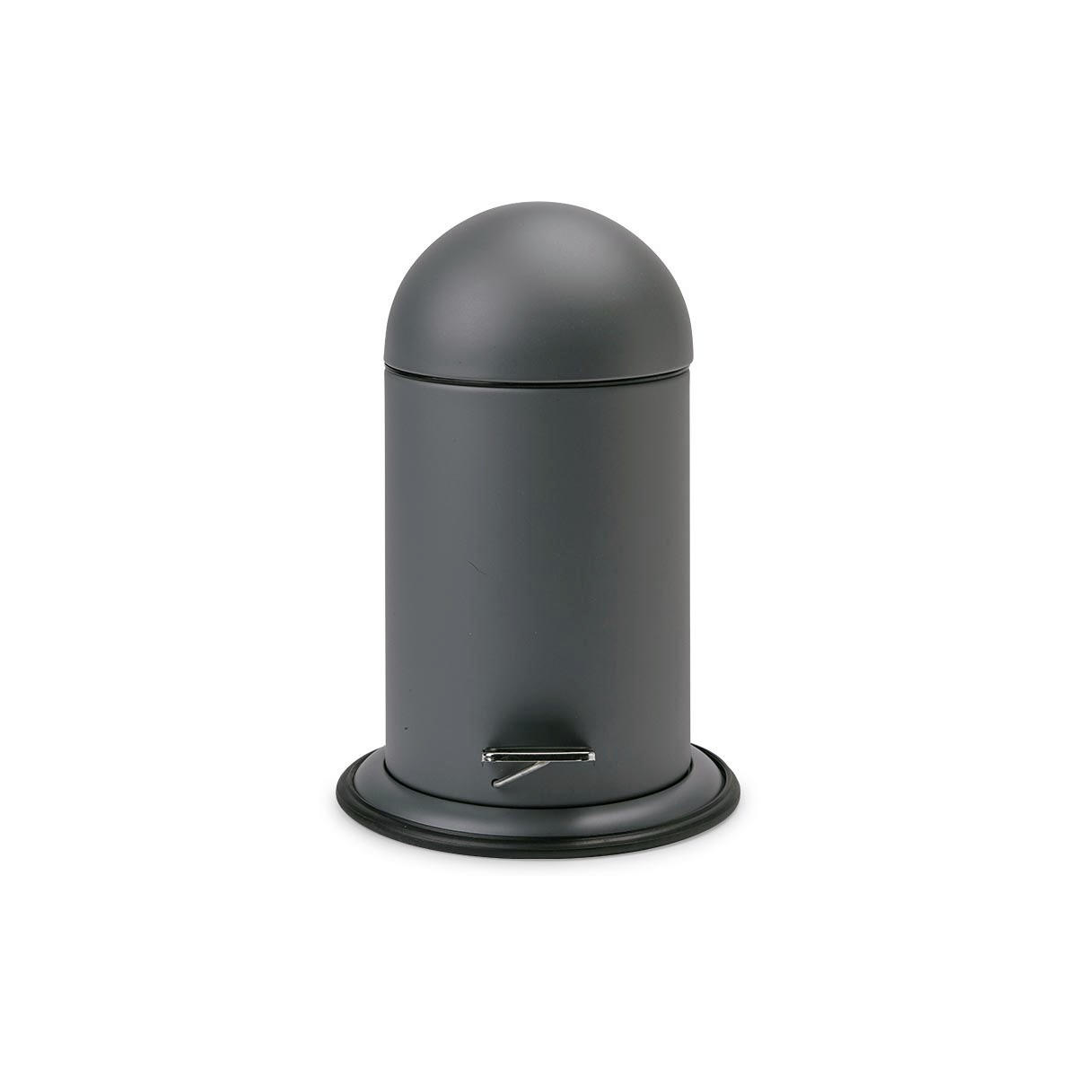 TRETEIMER Ona 3 L  - Dunkelgrau/Schwarz, Basics, Kunststoff/Metall (22/34/17cm) - Aquanova
