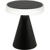 LED-TISCHLEUCHTE Neutra 17/20 cm   - Schwarz/Weiß, Basics, Kunststoff/Metall (17/20cm) - Fabas Luce