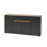 SIDEBOARD  170/86/40 cm 2 Schublade(n)  - Anthrazit/Eiche Wotan, Design, Holzwerkstoff/Kunststoff (170/86/40cm) - Modante