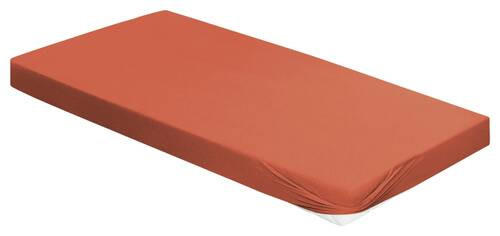 SPANNBETTTUCH Jersey  - Kupferfarben, KONVENTIONELL, Textil (100/200cm)