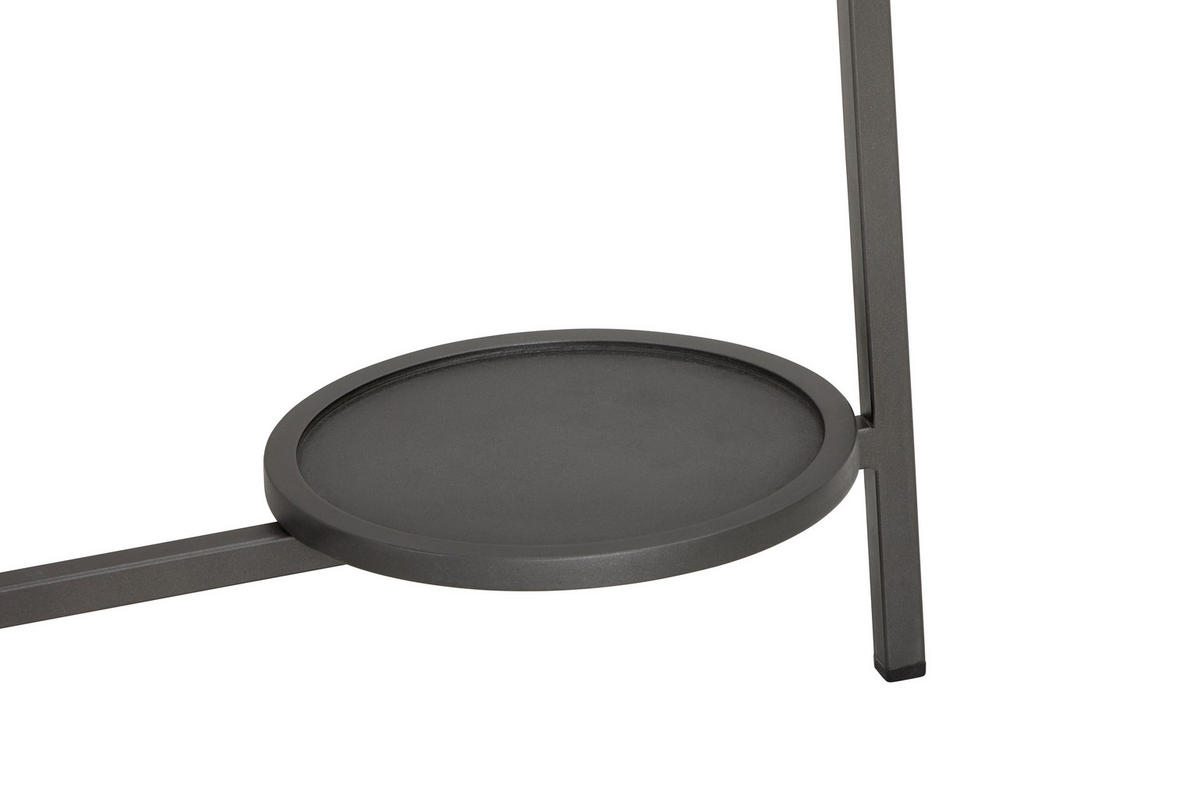 STANDSPIEGEL 60/180/27 cm, Anthrazit  - Anthrazit, Trend, Glas/Metall (60/180/27cm) - Livetastic