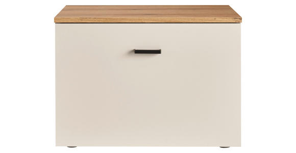 GARDEROBENBANK in 60/43/38 cm - Kaschmir/Eichefarben, Basics, Holzwerkstoff/Kunststoff (60/43/38cm) - Xora