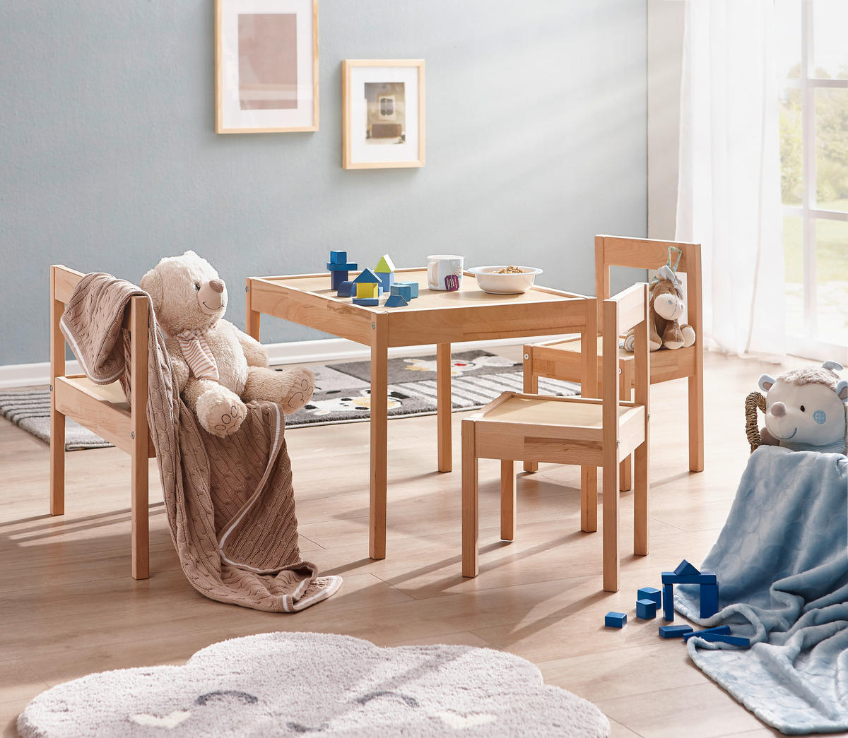 KINDERSITZGRUPPE Max Kernbuche  - Kernbuche, Basics, Holz - My Baby Lou