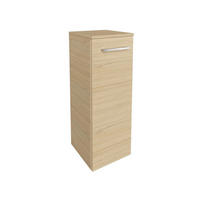 MIDISCHRANK 30,2/82,6/32 cm  - Chromfarben/Eichefarben, Basics, Glas/Holzwerkstoff (30,2/82,6/32cm) - MID.YOU