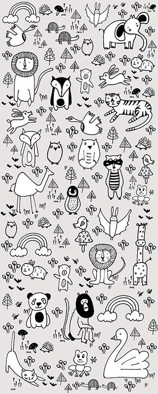 Xora Vliestapete Grau 100x250 cm