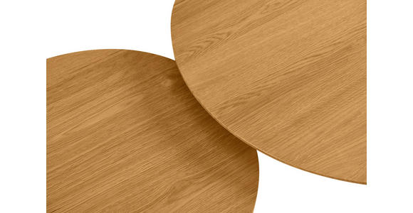 COUCHTISCHSET in Holz, Holzwerkstoff 80/60/80/60/45/40 cm  - Eichefarben, Design, Holz/Holzwerkstoff (80/60/80/60/45/40cm) - Carryhome