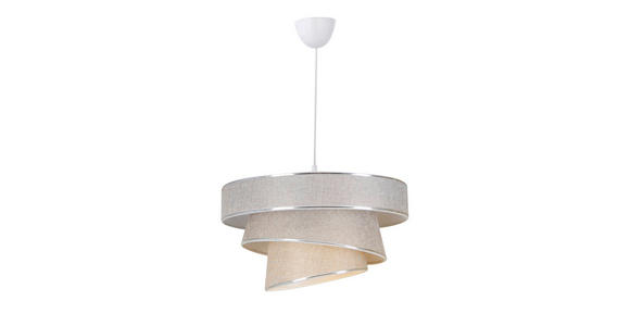 HÄNGELEUCHTE 40/125 cm  - Grau, Trend, Kunststoff/Textil (40/125cm) - Novel