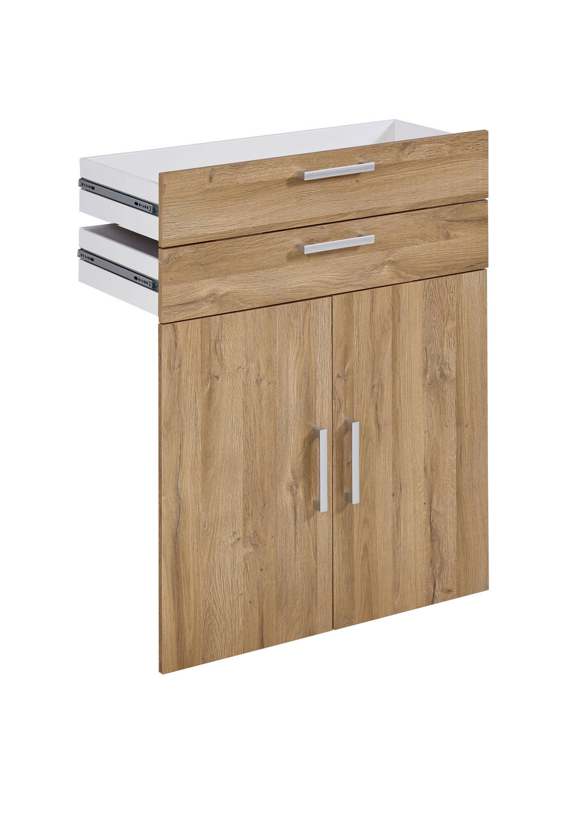 FRONTENSET - Alteiche/Eichefarben, MODERN, Holzwerkstoff (84/106/35cm) - Carryhome