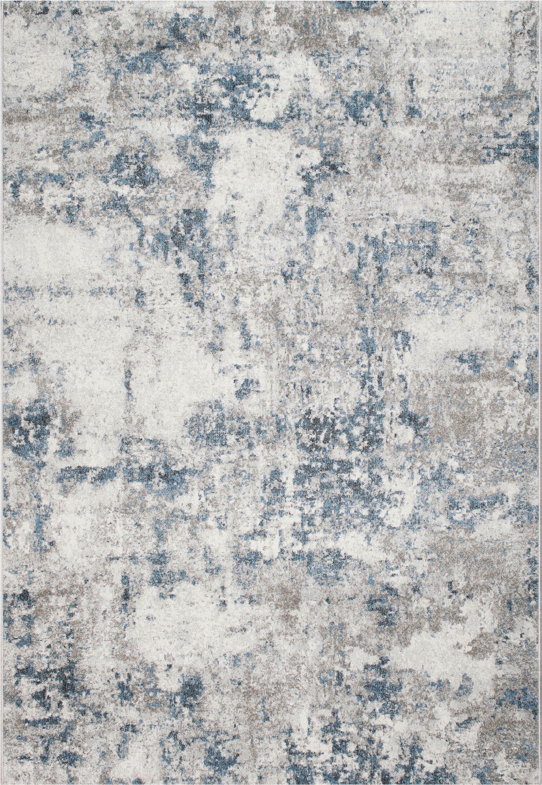 WEBTEPPICH  Wohnzimmer 80/150 cm Sorrent Blau, Grau, Silberfarben rechteckig  - Blau/Silberfarben, Design, Textil (80/150cm) - Novel