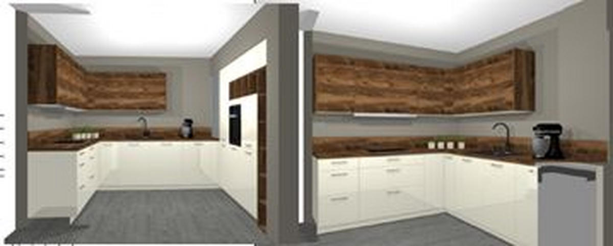 UGRADNA KUHINJA - Dizajnerski, pločasti materijal - Celina