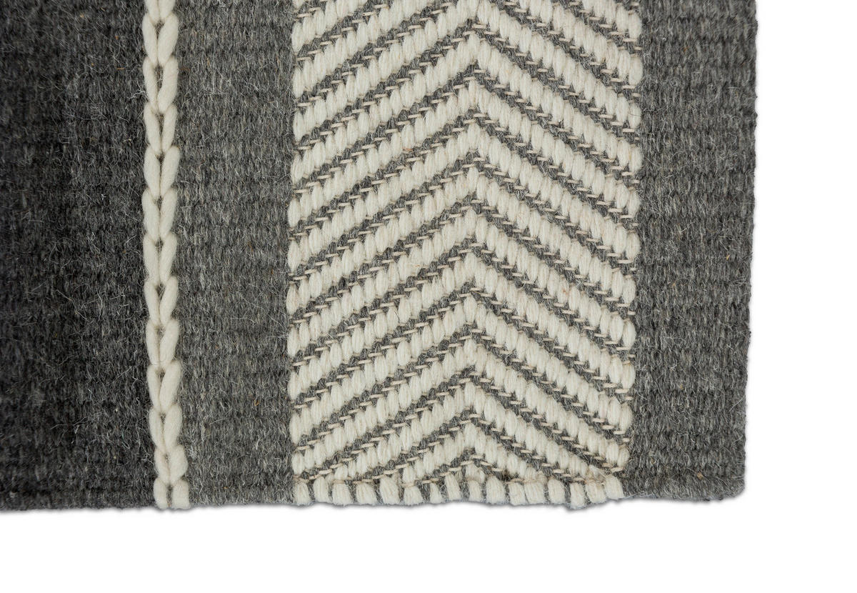 HANDWEBTEPPICH 200/300 cm Botana Grau  - Grau, Design, Textil (200/300cm) - Schöner Wohnen