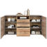 SIDEBOARD 180/90/43 cm - Chromfarben/Eichefarben, Design, Holzwerkstoff/Kunststoff (180/90/43cm) - Hom`in SIDEBOARD 180/90/43 cm - Chromfarben/Eichefarben, Design, Holzwerkstoff/Kunststoff (180/90/43cm) - Hom`in