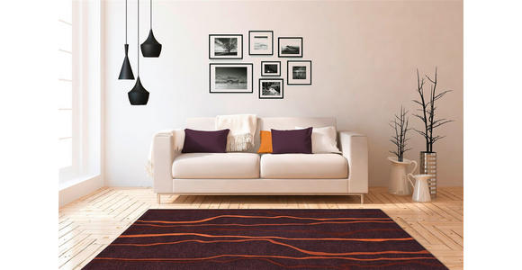 FLACHWEBETEPPICH 70/140 cm Orange, Taupe  - Taupe/Orange, Design, Textil (70/140cm) - Novel