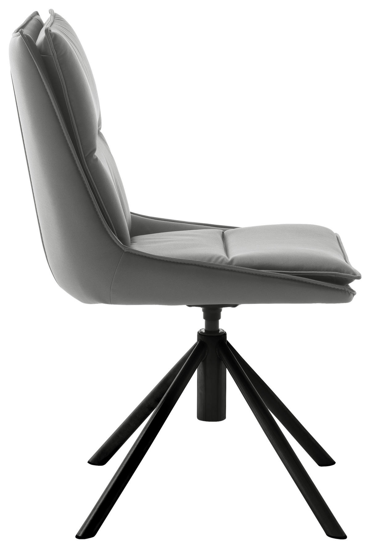STOLICA  antracit, crna       - crna/antracit, Dizajnerski, metal/tekstil (49/90/65cm) - Novel