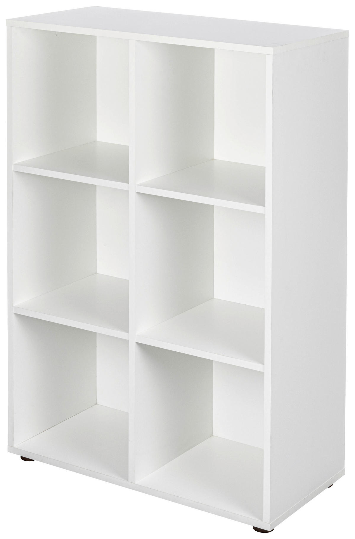 REGAL  70/110/33 cm Weiß  - Schwarz/Weiß, Design, Holzwerkstoff/Kunststoff (70/110/33cm) - Livetastic