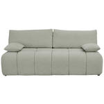 BOXSPRINGSOFA in Chenille Greige  - Greige/Schwarz, MODERN, Kunststoff/Textil (210/72/105cm) - Cantus