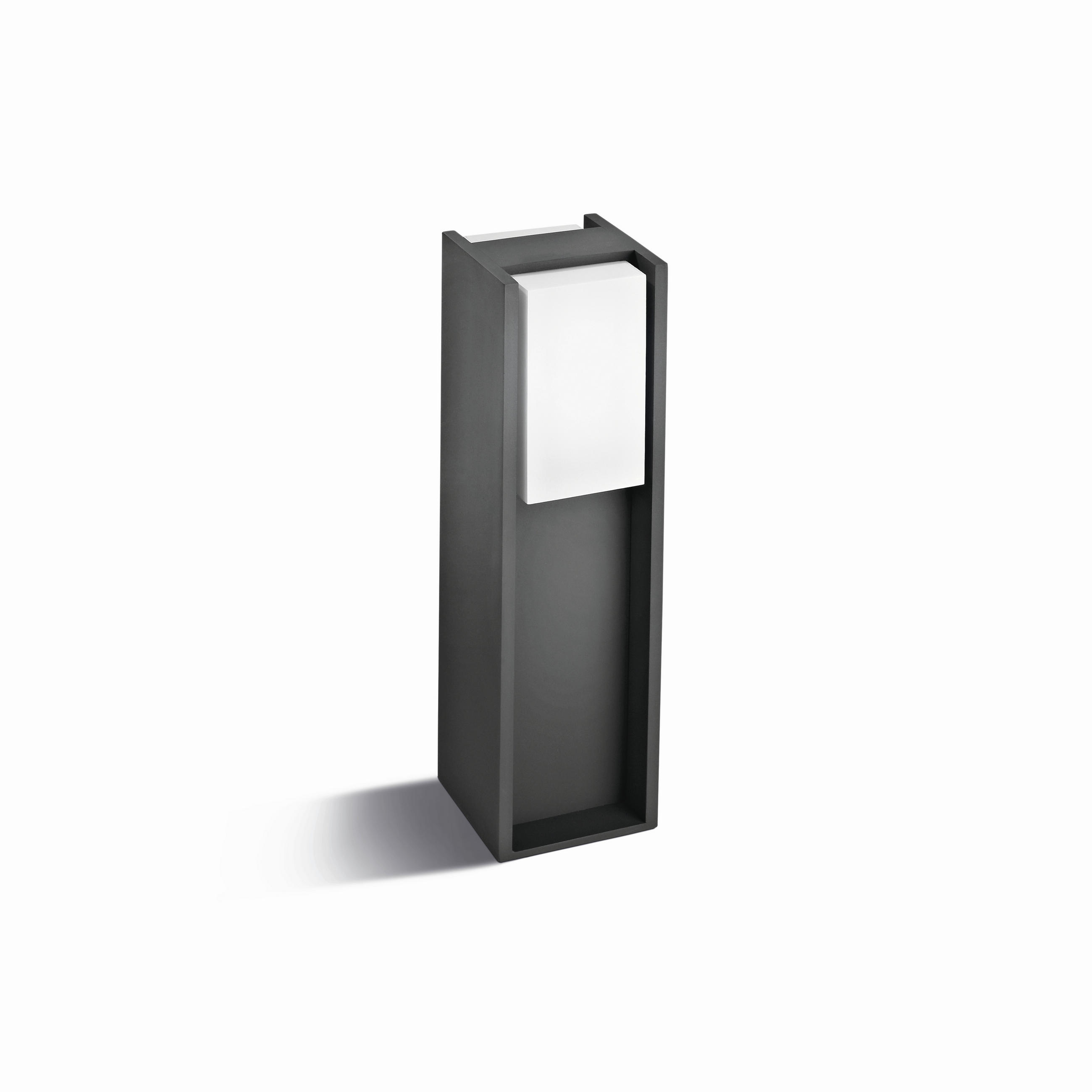 POLLERLEUCHTE Bridge 12,1/40,2/12,1 cm  - Schwarz, Basics, Kunststoff/Metall (12,1/40,2/12,1cm) - Philips
