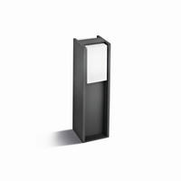 POLLERLEUCHTE Bridge 12,1/40,2/12,1 cm  - Schwarz, Basics, Kunststoff/Metall (12,1/40,2/12,1cm) - Philips