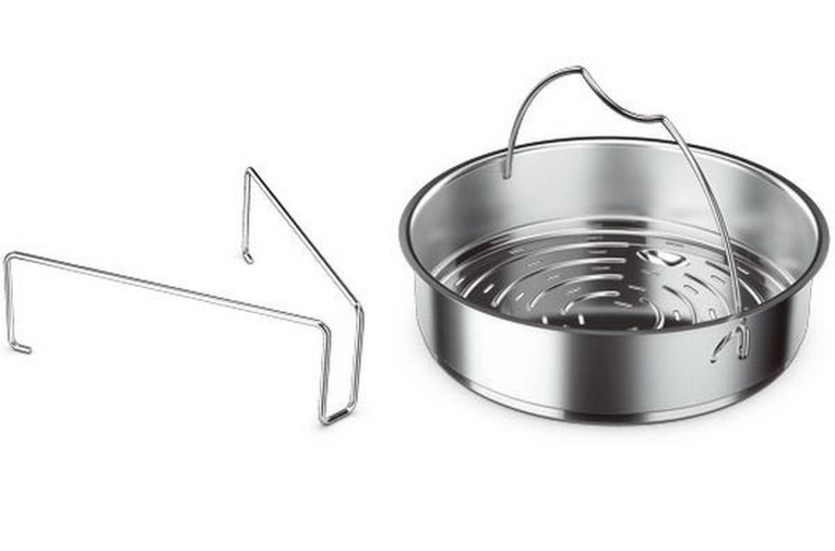 UMETAK ZA KUVANJE NA PARI   - srebrna, Konvencionalno, metal (22cm) - Fissler