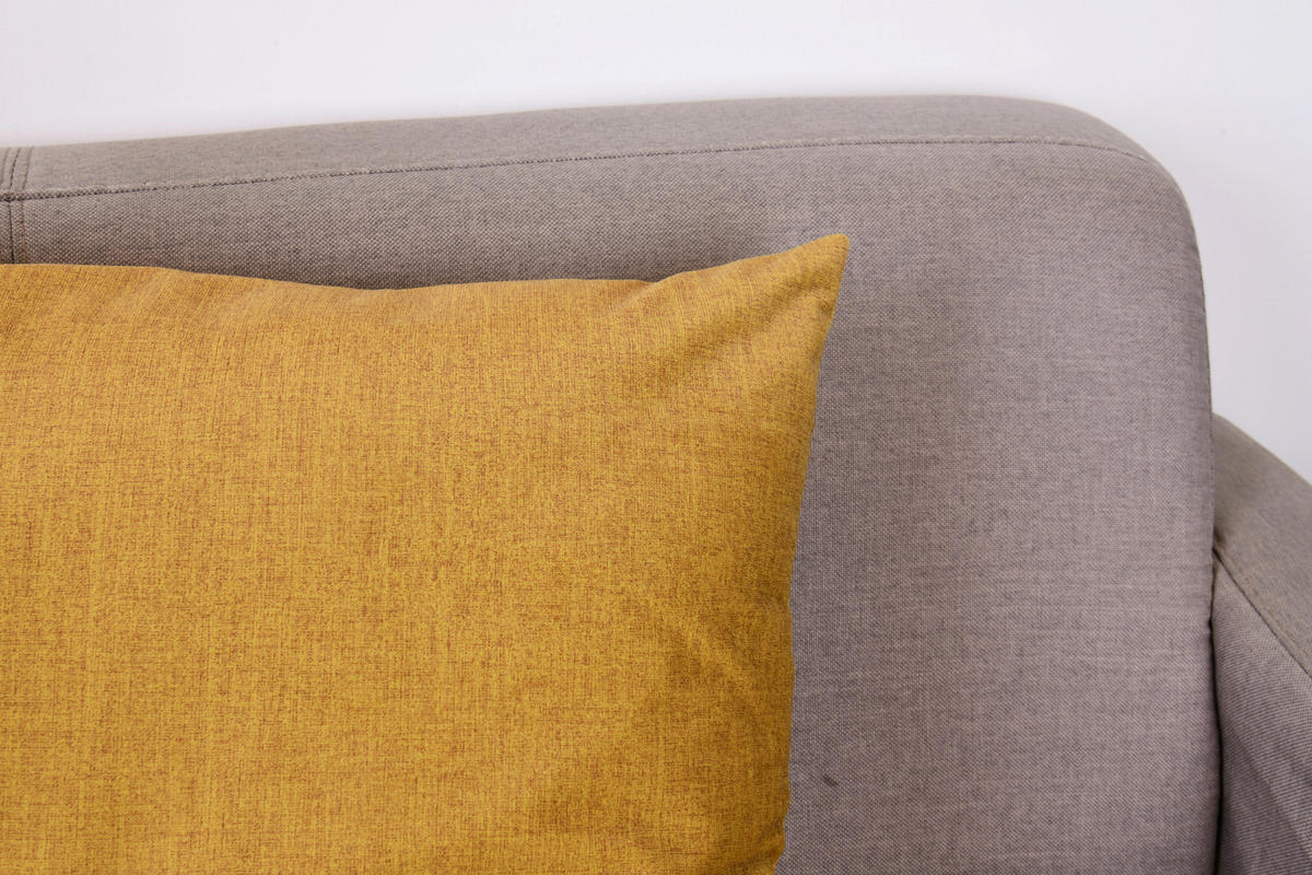 ZIERKISSEN   45/45/10 cm  - Gelb, Basics, Textil (45/45/10cm)