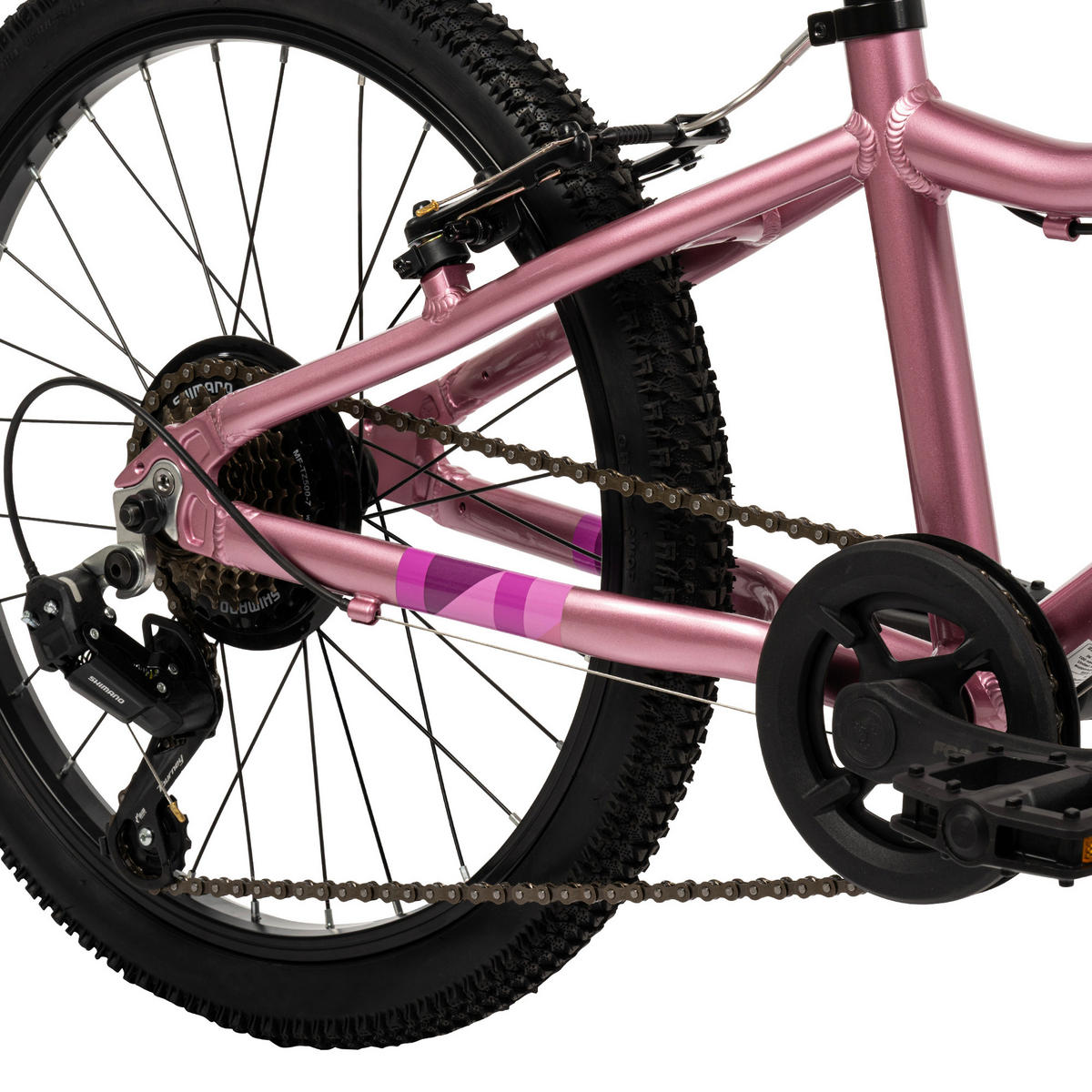 KINDERFAHRRAD 20 Zoll  - Pink, Basics, Metall (35/67/137,8cm)