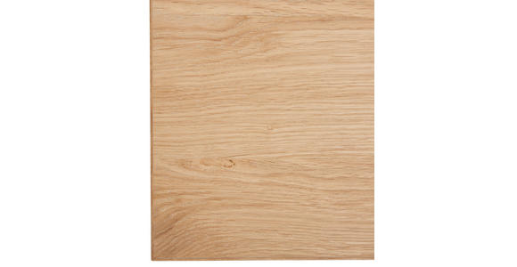COUCHTISCH Kerneiche furniert, teilmassiv, vollmassiv 110/70,2/44,8 cm rechteckig Eichefarben - Eichefarben/Schwarz, KONVENTIONELL, Holz/Metall (110/70,2/44,8cm) - Cantus