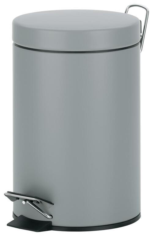 KOSMETIKEIMER MONACO 3 L  - Hellgrau/Schwarz, Basics, Kunststoff/Metall (17/26cm) - Kela