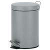 KOSMETIKEIMER MONACO 3 L  - Hellgrau/Schwarz, Basics, Kunststoff/Metall (17/26cm) - Kela