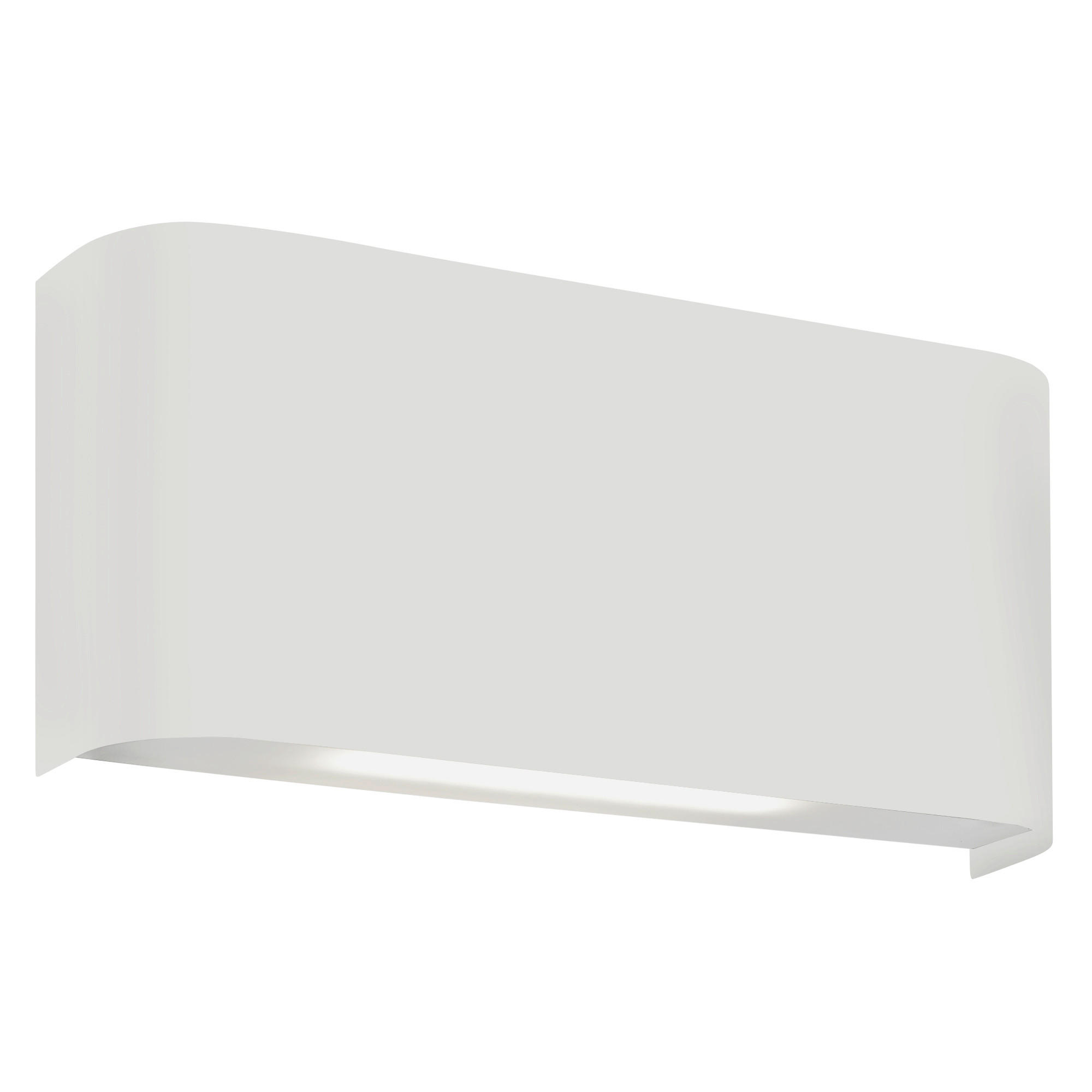 BADEZIMMER-WANDLEUCHTE Match Box  - Weiß, Design, Kunststoff/Metall (18/8/4cm)